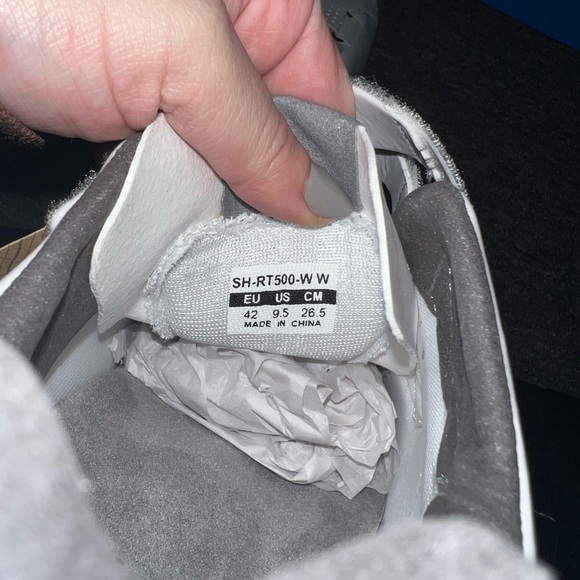 NIB Shimano RT5 White Cycling Sneakers Size 42 EU / 9.5 US - Picture 6 of 9